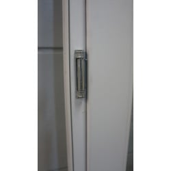 Porte d'Entrée PVC Bicolore Anthracite & Blanc 5 Points