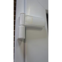 Porte PVC Blanc Tiercée 2 Ouvrants H198xL125 | Ref VOB993