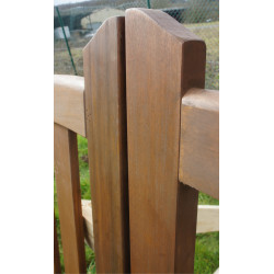 Portail Bois 2 Battants Cannet H130xL300 cm Fab. France - LAY046