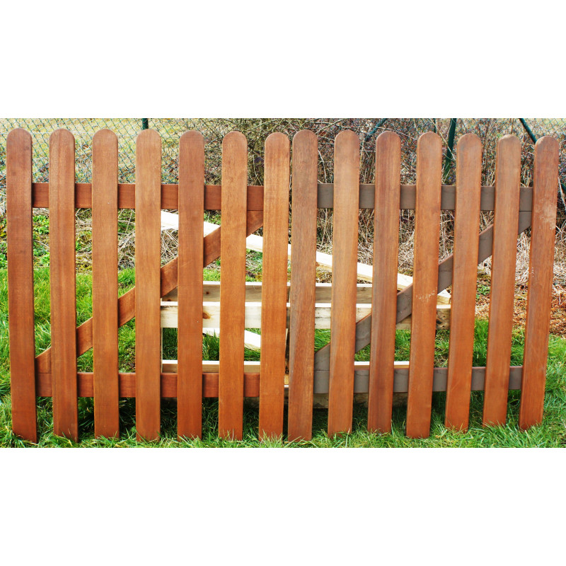 Portail Bois 2 Battants Manosque H115xL200 cm Fab. France - LAY051