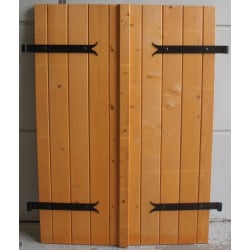 Volet battant bois H110 x L80 cm (Paire) | Fin de Chantier