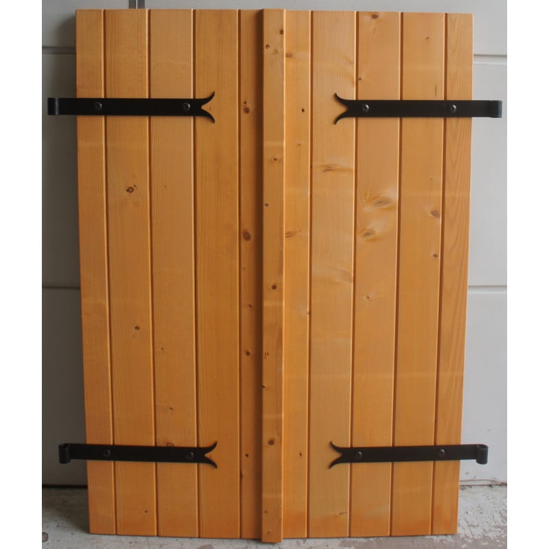 Volet battant bois H110 x L80 cm (Paire) | Fin de Chantier