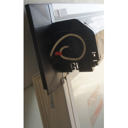 Châssis Fixe PVC Blanc + Volet Électrique H127 x L124 cm