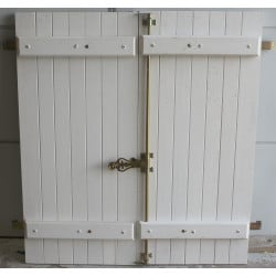 Volet battant bois H109 x L100 cm (Paire) | Fin de Chantier