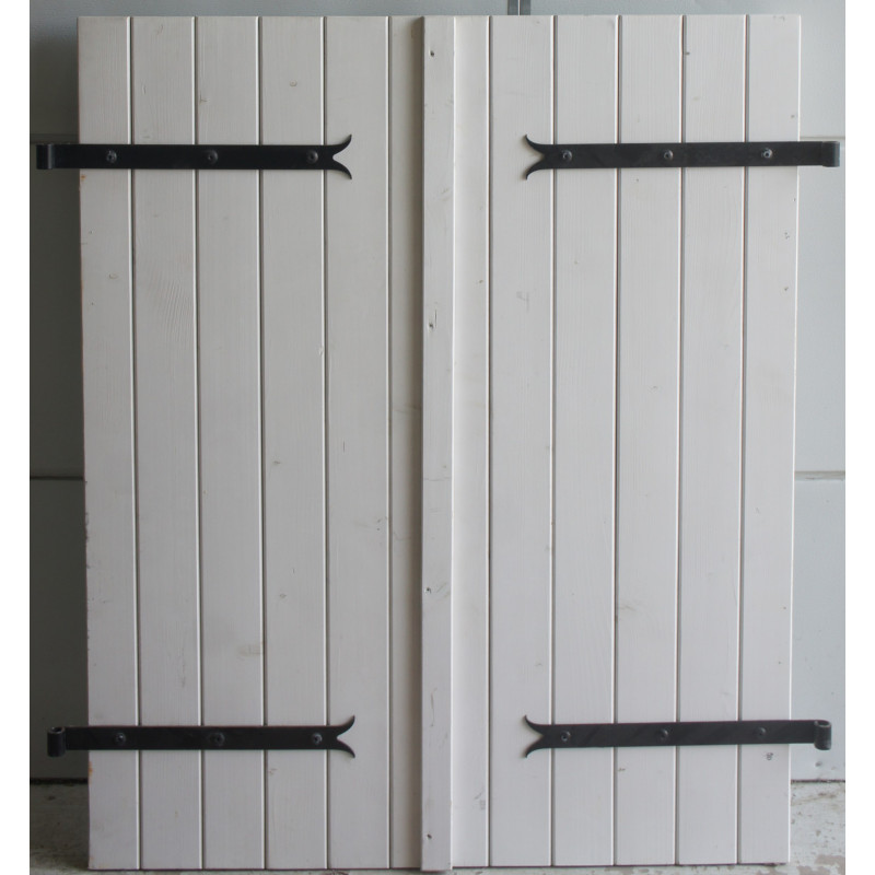 Volet battant bois H120 x L100 cm (Paire) | Fin de Chantier