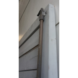 Volet bois massif plein H215 x L90 cm Gris | Fin de Chantier