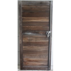 Volet persienne sapin naturel H203 x L93 cm | Fin de Chantier