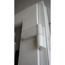 Porte Entrée PVC Anthracite & Blanc H218xL96 | MTU763