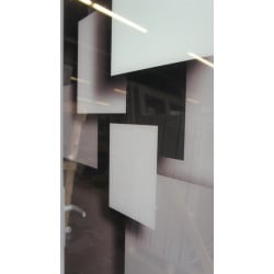 Porte Entrée PVC Anthracite & Blanc H218xL96 | MTU763