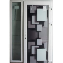 Fixe Latéral de Porte PVC Blanc H200 x L40 cm | Imposte