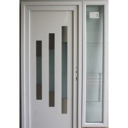 Fixe Latéral de Porte PVC Blanc H200 x L40 cm | Imposte