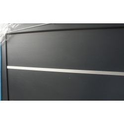 Portail Coulissant Alu RAL 7016 Anthracite 400x160cm - Ligne Déco