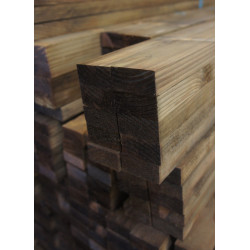 Lattes Occultantes Bois 2,5m pour Grille Rigide (250x4,5x2 cm)