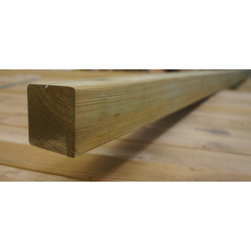 poteau bois carré 240cm