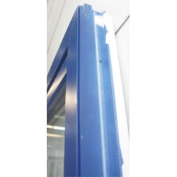 Porte-Fenêtre Aluminium Bleu/Blanc | Réf PASC034