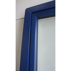 Porte-Fenêtre Aluminium Bleu/Blanc | Réf PASC034
