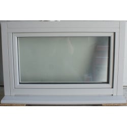 Châssis Abattant Mixte Bois/PVC Gris Clair 50x79 cm | PASC060