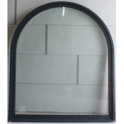 Châssis Fixe Cintré Alu Anthracite & Blanc H188 x L165 cm