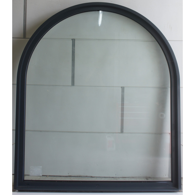 Châssis Fixe Cintré Alu Anthracite & Blanc H188 x L165 cm