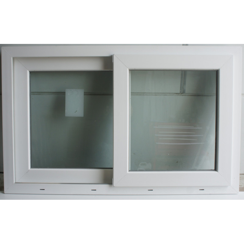 Baie Coulissante PVC Blanc 2 Vantaux 78x126 | Réf MTU045