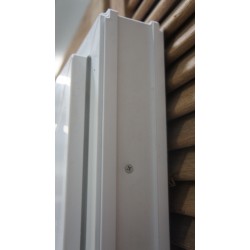 Porte PVC Blanc H208 x L86 cm | Double Vitrage | Réf MTU007