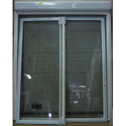 Baie Vitrée PVC + Volet Roulant Élec H270xL219 | LKE030