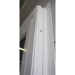 Porte-Fenêtre PVC Blanc 2 Vantaux H221xL114