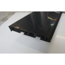 Cache-Moineau PVC Noir Recto/Verso 4m x 22cm x 24mm