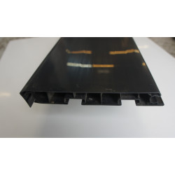 Cache-Moineau PVC Noir Recto/Verso 4m x 22cm x 24mm