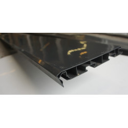 Cache-Moineau PVC Noir Recto/Verso 4m x 22cm x 24mm