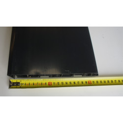 Cache-Moineau PVC Noir Recto/Verso 4m x 22cm x 24mm