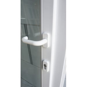 Baie Vitrée PVC Blanc H231xL183 | Fab. Française | LKE040