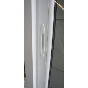 Baie Vitrée PVC Blanc H231xL183 | Fab. Française | LKE040