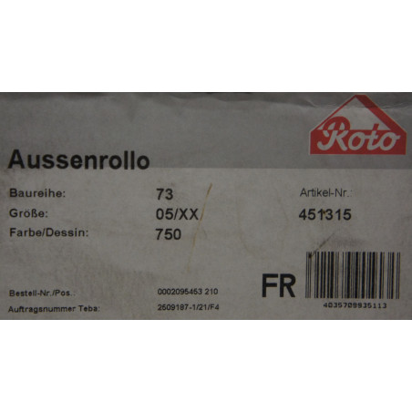 Store paresoleil exterieur Roto — free download