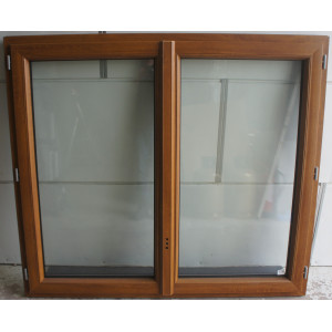 fenêtre pvc chêne doré