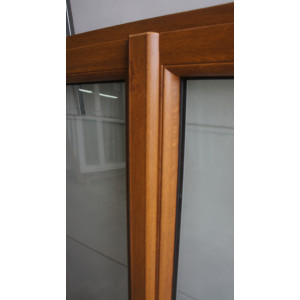 fenêtre pvc chêne doré