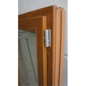 fenêtre pvc chêne doré