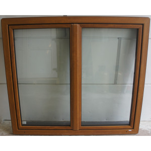 fenêtre pvc chêne doré