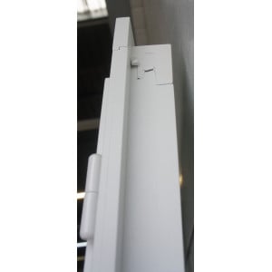 Porte-Fenêtre Bois 2 Vantaux Lasuré Blanc H214xL107 | LKF013