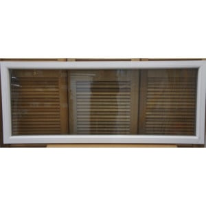 Châssis Fixe PVC Blanc H68 x L166 cm | Double Vitrage