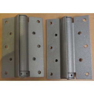 charnières acier double action