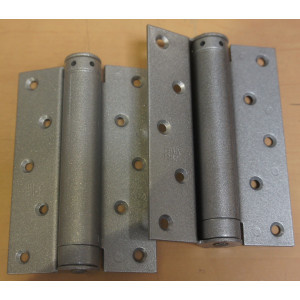 charnières acier double action