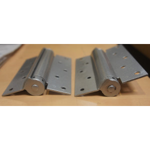 charnières acier double action