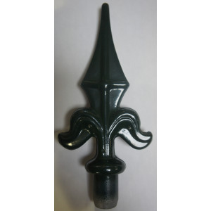 fer de lance vert foncé