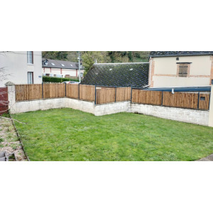 Lattes Occultantes Bois 2,5m pour Grille Rigide (250x4,5x2 cm)