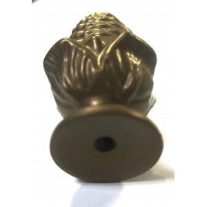 pomme de pin acier bronze