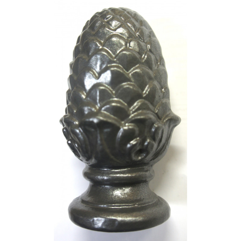 pomme de pin acier gris