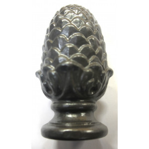 pomme de pin acier gris