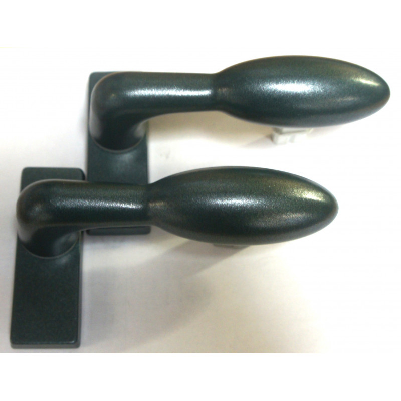 poignées de portail vertes