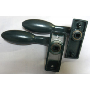 poignées de portail vertes